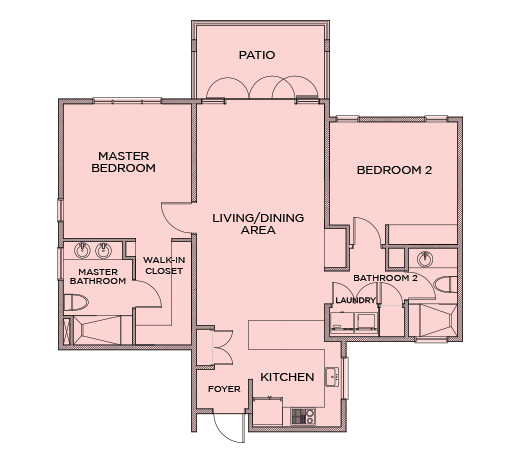 2 Bedroom - Clermont