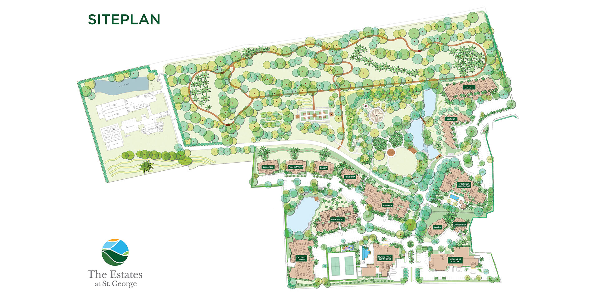 The Estates At St. George - Site Plan